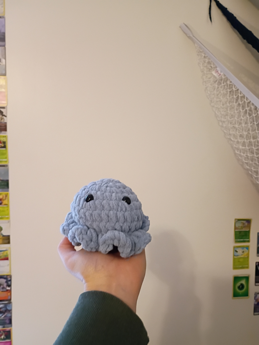 Crochet Octopus Small Plushie - Light Blue